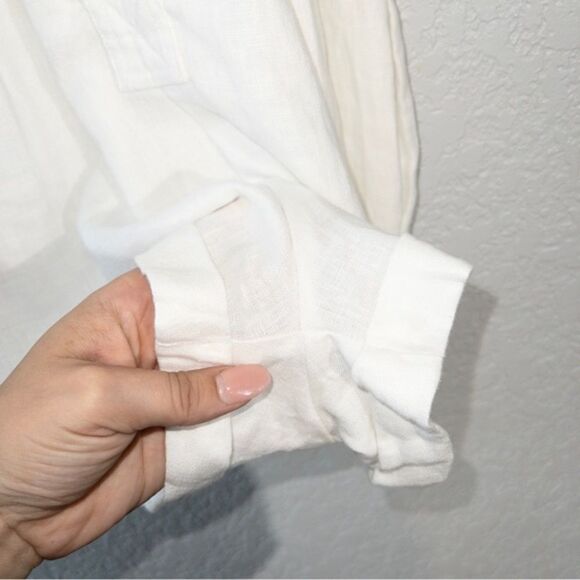 SIR The Label White Linen Romper Size 2 - Picture 6 of 8